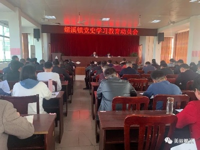 【学党史 悟思想 办实事 开新局】螺溪镇召开党史学习教育动员大会