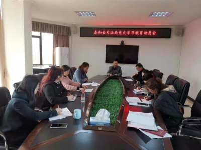 【学党史 悟思想 办实事 开新局】泰和县司法局贯彻落实全县党史学习教育动员部署会精神