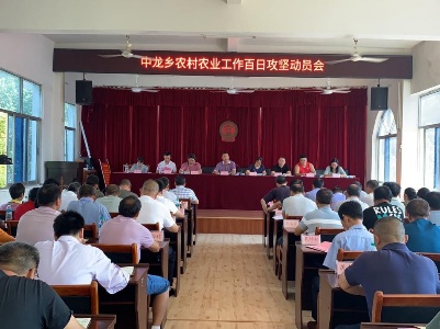 中龙乡：百日攻坚大动员   百东公路启募捐