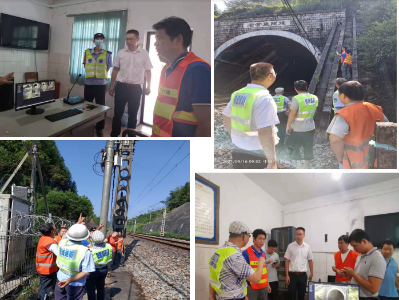 省护路办到上圯乡调研指导铁路护路工作