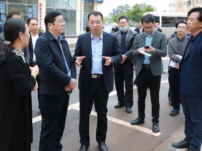 市政协主席刘兰芳带队来泰和调研中心镇建设工作