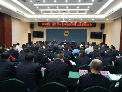 泰和县召开打击治理电信网络新型违法犯罪工作联席会议