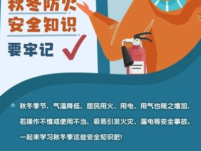 气温降低，注意防火！