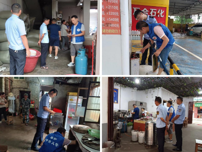 万合镇开展燃气安全隐患排查整治行动