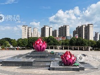 江西泰和：市民广场风貌