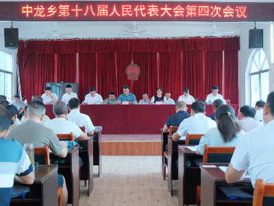 中龙乡召开第十八届人民代表大会第四次会议