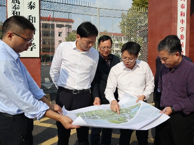 廖文来调研城建口工作