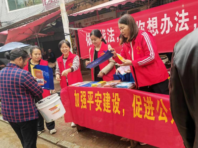 苑前镇开展“有法帮你”法治宣传活动