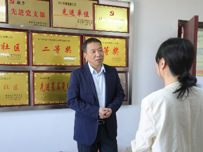 孙英剑调研督导基层主题教育开展情况  