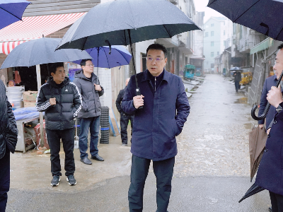 孙英剑调研乡镇圩镇建设情况