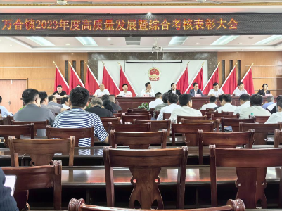 万合镇召开2023年度高质量发展暨综合考核表彰大会