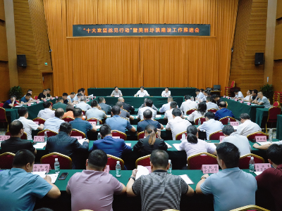 “十大攻坚战见行动”暨美丽圩镇建设工作推进会召开