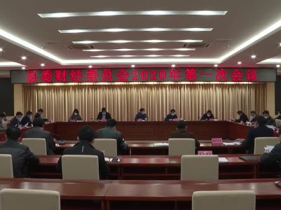 【万众一心 抗击疫情】县委财经委员会2020年第一次会议召开