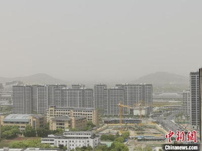 沙塵氣團影響杭州 空氣出現嚴重污染