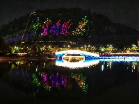 分宜：东湖灯光秀