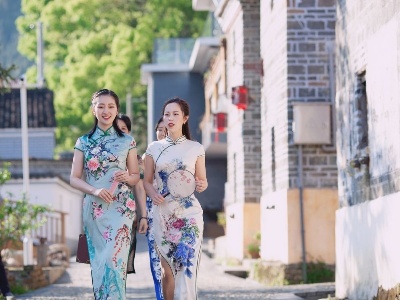 【江西是个好地方·吉安】井冈山脱贫村里的旗袍秀