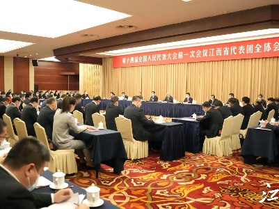 江西代表团举行全体会议