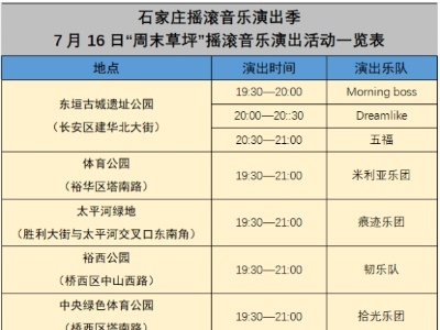 石家庄回应“摇滚扰民”：将严格控制时间、远离居民楼-中新网