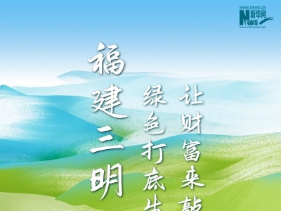 手绘长图 | 福建三明：绿色打底生态积淀，让财富来敲门