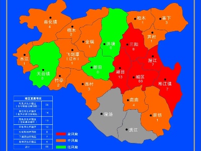 袁州区10月反诈预警地图