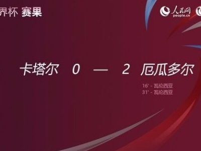 2022年世界杯开幕 卡塔尔0:2不敌厄瓜多尔