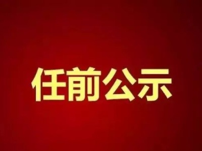 袁州区领导干部任前公示