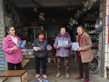 袁州区柏木乡开展农村疫情防控宣传活动
