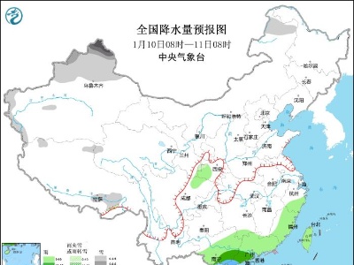 我国大部地区有大风降温和明显雨雪天气