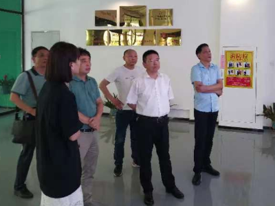 袁州区政府副区长甘辉华带队赴九江必创科技跨境电商产业园调研