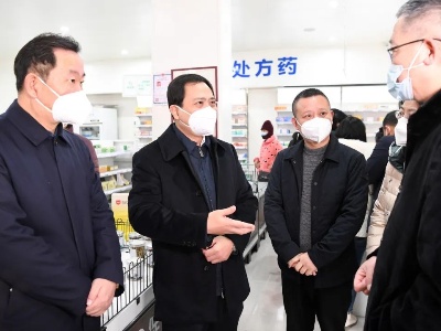 严允调研疫情防控工作
