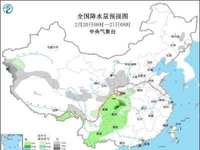 西北地区东部西南地区东部多阴雨雪天气 东南部海域有大风-中新网