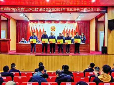 金瑞镇：召开上年度总结表彰暨新年工作动员大会