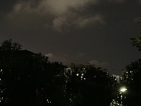 夜晚云朵