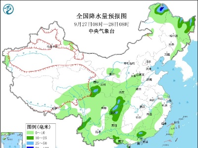 华南沿海有较强降水 内蒙古东北等地多冷空气活动-中新网