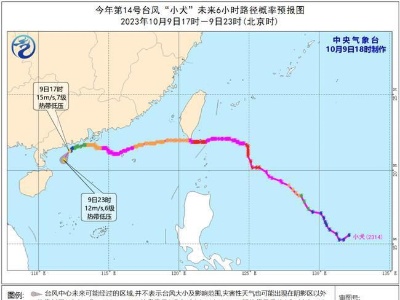 “小犬”减弱为热带低压 中央气象台解除台风黄色预警-中新网