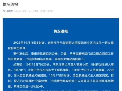 伤人恶犬如何处置？多地紧急通知！-中新网