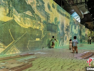 《画游清明上河——故宫沉浸艺术展》在渝开幕 打造东方美学文创体验空间-中新网