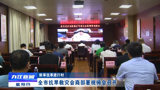 全市抗旱救灾会商部署视频会召开
