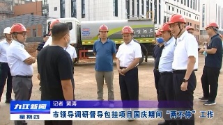 市领导调研督导包挂项目国庆期间“两不停”工作
