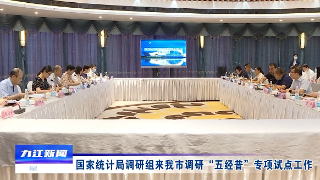 国家统计局调研组来我市调研“五经普”专项试点工作