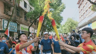 点燃革命火种，传递省运精神——第十六届省运会火炬传递活动在修水举行
