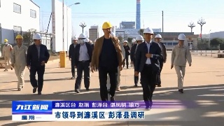 市领导到濂溪区、彭泽县调研