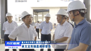 蒋文定到瑞昌调研督导​