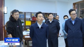 市领导到濂溪区调研九江茶市项目