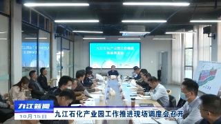 九江石化产业园工作推进现场调度会召开