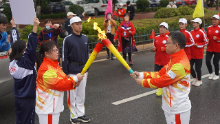 奋进传递青春梦想 拼搏铸就赣鄱荣光  ——江西省第十六届运动会火炬传递活动走进永修县