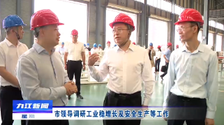 市领导调研工业稳增长及安全生产等工作