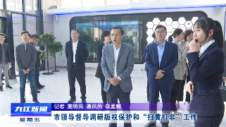 孙金淼带队督导调研版权保护和“扫黄打非”工作