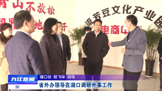 省外办领导在湖口调研外事工作