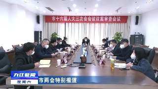【聚焦两会】市十六届人大三次会议召开议案审查会